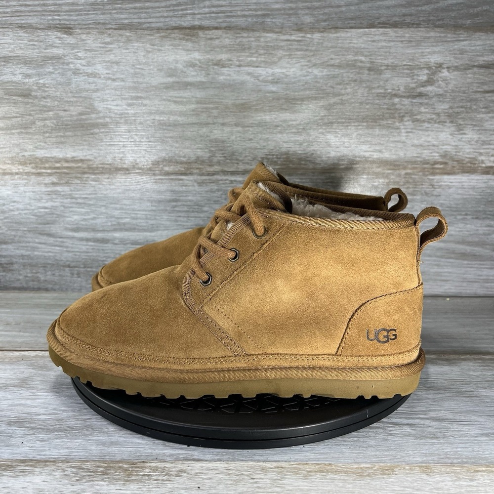UGG Men's Neumel Chestnut Brown Suede Boots Size 8